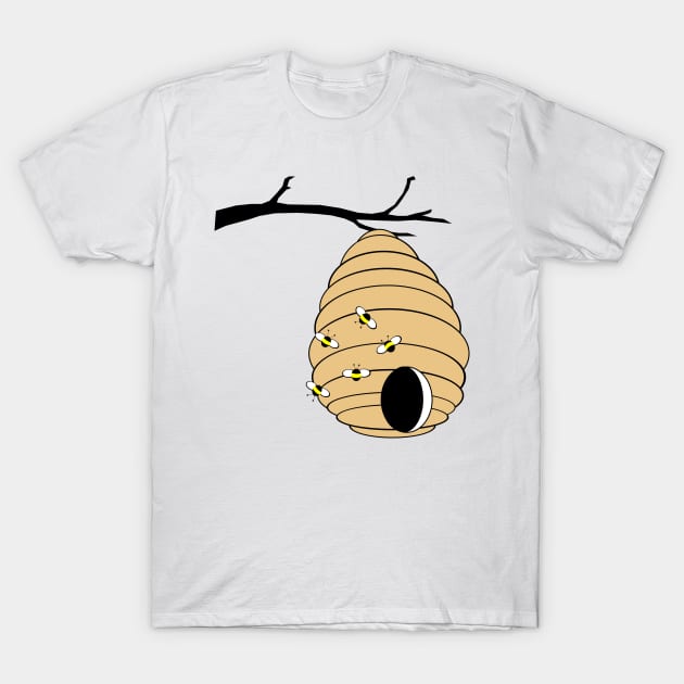 Bee My Honey in Color T-Shirt by ButterflyInTheAttic
